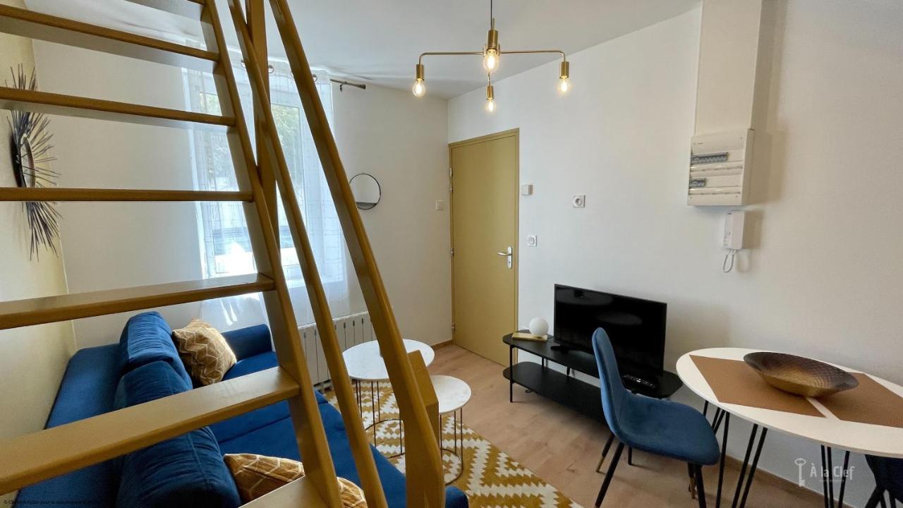 A La Clef - Duplex Cosy Proche Gare Et Centre - Ideal Pro & Couple - Wifi Le Mans Ngoại thất bức ảnh